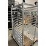 Scratch and Dent Channel 411A-DOR Double Section Side Load Aluminum Bun Pan Oven Rack - 40 Pan Scratch and Dent Channel 411A-DOR Double Section Side Load Aluminum Bun Pan Oven Rack - 40 Pan