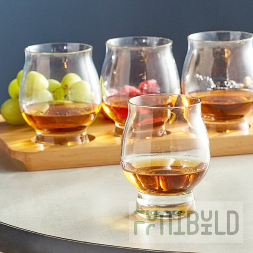 Reserve by Libbey Kentucky Bourbon Trail 8 oz. Customizable Tasting Glass - 4/Pack