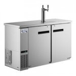 Avantco UDD-2-CT-S Stainless Steel Kegerator / Beer Dispenser with Double Tap Tower and Club Top - (2) 1/2 Keg Capacity Avantco UDD-2-CT-S Stainless Steel Kegerator / Beer Dispenser with Double Tap Tower and Club Top - (2) 1/2 Keg Capacity
