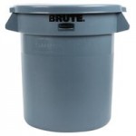Rubbermaid® BRUTE Black Small Flat 3-Shelf Utility Cart with Ergonomic Handle 2203280
