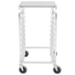 Cres Cor 275-38-1810-KDT 10 Pan End Load Half Height Bun / Sheet Pan Rack - Unassembled Cres Cor 275-38-1810-KDT 10 Pan End Load Half Height Bun / Sheet Pan Rack - Unassembled