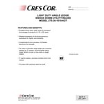 Cres Cor 275-38-1810-KDT 10 Pan End Load Half Height Bun / Sheet Pan Rack - Unassembled Cres Cor 275-38-1810-KDT 10 Pan End Load Half Height Bun / Sheet Pan Rack - Unassembled