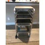 Cres Cor 275-38-1810-KDT 10 Pan End Load Half Height Bun / Sheet Pan Rack - Unassembled Cres Cor 275-38-1810-KDT 10 Pan End Load Half Height Bun / Sheet Pan Rack - Unassembled