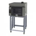 Cadco Bakerlux Station BLS-4HTD-1 4-Shelf Half Size Heavy-Duty Digital Countertop Convection Oven with Touch Control Panel and Stand - 208-240V Cadco Bakerlux Station BLS-4HTD-1 4-Shelf Half Size Heavy-Duty Digital Countertop Convection Oven with Touch Control Panel and Stand - 208-240V