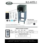 Cadco Bakerlux Station BLS-4HTD-1 4-Shelf Half Size Heavy-Duty Digital Countertop Convection Oven with Touch Control Panel and Stand - 208-240V Cadco Bakerlux Station BLS-4HTD-1 4-Shelf Half Size Heavy-Duty Digital Countertop Convection Oven with Touch Control Panel and Stand - 208-240V