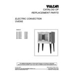 Vulcan VC4ED-12D1 Single Deck Full Size Electric Convection Oven - 240V, Field Convertible, 12.5 kW Vulcan VC4ED-12D1 Single Deck Full Size Electric Convection Oven - 240V, Field Convertible, 12.5 kW
