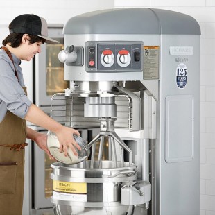 Hobart Legacy+ HL600-1STD 60 Qt. Planetary Floor Mixer with Guard & Standard Accessories - 240V, 3 Phase, 2 7/10 hp