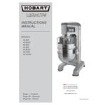 Hobart Legacy+ HL600-1STD 60 Qt. Planetary Floor Mixer with Guard & Standard Accessories - 240V, 3 Phase, 2 7/10 hp