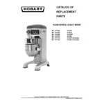 Hobart Legacy+ HL600-1STD 60 Qt. Planetary Floor Mixer with Guard & Standard Accessories - 240V, 3 Phase, 2 7/10 hp