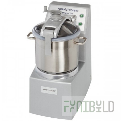 Robot Coupe BLIXER20 2-Speed 21 Qt. / 20 Liter Stainless Steel Batch Bowl Food Processor - 240V, 3 Phase, 5 1/2 hp