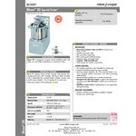 Robot Coupe BLIXER20 2-Speed 21 Qt. / 20 Liter Stainless Steel Batch Bowl Food Processor - 240V, 3 Phase, 5 1/2 hp Robot Coupe BLIXER20 2-Speed 21 Qt. / 20 Liter Stainless Steel Batch Bowl Food Processor - 240V, 3 Phase, 5 1/2 hp