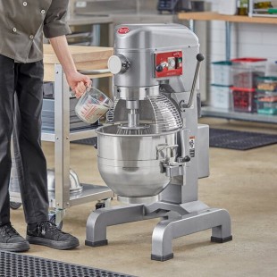 Avantco MX30H 30 Qt. Planetary Floor Mixer with Guard & Standard Accessories - 120V, 1 3/4 hp Avantco MX30H 30 Qt. Planetary Floor Mixer with Guard & Standard Accessories - 120V, 1 3/4 hp
