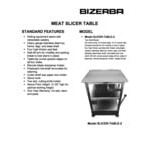 Bizerba Slicer Table 2 24 Bizerba Slicer Table 2 24