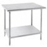 Advance Tabco MSLAG-365-X 16 Gauge Stainless Steel Work Table with Undershelf - 36