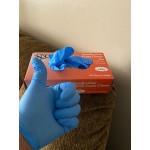 Noble Powder-Free Disposable Blue Exam Grade Nitrile 4.5 Mil Thick Textured Gloves - Medium - 1,000/Case Noble Powder-Free Disposable Blue Exam Grade Nitrile 4.5 Mil Thick Textured Gloves - Medium - 1,000/Case