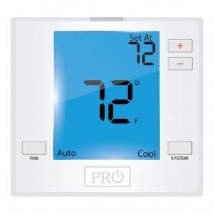 Pro1 700 Family Non-Programmable Multi-Stage Digital PTAC Thermostat T751 - 24V Pro1 700 Family Non-Programmable Multi-Stage Digital PTAC Thermostat T751 - 24V