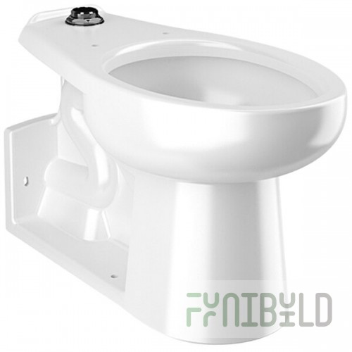 Sloan 2172229 ADA Height Elongated Floor-Mounted Rear Outlet Toilet with SloanTec Glaze - 1.28 to 1.6 GPF
