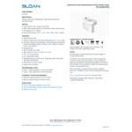 Sloan 2172229 ADA Height Elongated Floor-Mounted Rear Outlet Toilet with SloanTec Glaze - 1.28 to 1.6 GPF Sloan 2172229 ADA Height Elongated Floor-Mounted Rear Outlet Toilet with SloanTec Glaze - 1.28 to 1.6 GPF