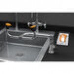 Guardian Equipment G1806 Right Hand Deck Mounted Eyewash Station with 90 Degree Swivel
