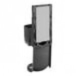 PURELL® 5024-01 ES4 1200 mL Graphite Gray Manual Hand Sanitizer Dispenser with Wall / Floor Shield