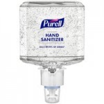 PURELL® 5024-01 ES4 1200 mL Graphite Gray Manual Hand Sanitizer Dispenser with Wall / Floor Shield