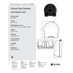 San Jamar R3900TBK Four Station Standard Roll Carousel Toilet Paper Dispenser San Jamar R3900TBK Four Station Standard Roll Carousel Toilet Paper Dispenser
