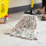 Advantage Supplies 24 oz. #32 Natural Cotton Looped End Wet Mop Head with 1