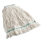 Advantage Supplies 24 oz. #32 Natural Cotton Looped End Wet Mop Head with 1