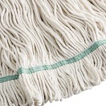 Advantage Supplies 24 oz. #32 Natural Cotton Looped End Wet Mop Head with 1