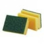 Libman 64 Yellow Synthetic Sponge Scrubber - 12/Case Libman 64 Yellow Synthetic Sponge Scrubber - 12/Case