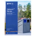 Busch Systems Uptown 101454 64 Gallon LDPE Two Stream Decorative Mixed Recyclables / Waste Receptacle Busch Systems Uptown 101454 64 Gallon LDPE Two Stream Decorative Mixed Recyclables / Waste Receptacle