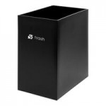 CSL reCollect2 BNBK-10-WH 11 Qt. Black Recycle Bin with Logo CSL reCollect2 BNBK-10-WH 11 Qt. Black Recycle Bin with Logo