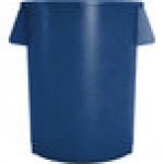 Lavex 20 Gallon Blue Round Commercial Trash Can / Ingredient Bin