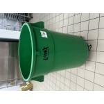 Lavex 20 Gallon Blue Round Commercial Trash Can / Ingredient Bin