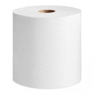 Tork Advanced Embossed White 1-Ply Paper Towel Roll H21, 800 Feet / Roll - 6/Case Tork Advanced Embossed White 1-Ply Paper Towel Roll H21, 800 Feet / Roll - 6/Case