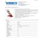 Wesco Industrial Products 1,800 lb. 27 Wesco Industrial Products 1,800 lb. 27