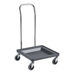Noble Warewashing Gray Dish Rack and Glass Rack Dolly with 36 Noble Warewashing Gray Dish Rack and Glass Rack Dolly with 36