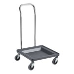 Noble Warewashing Gray Dish Rack and Glass Rack Dolly with 36 Noble Warewashing Gray Dish Rack and Glass Rack Dolly with 36