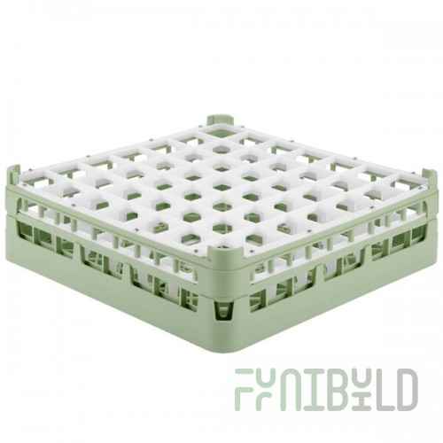 Vollrath 52785 Signature Full-Size Light Green 49-Compartment 4 13/16