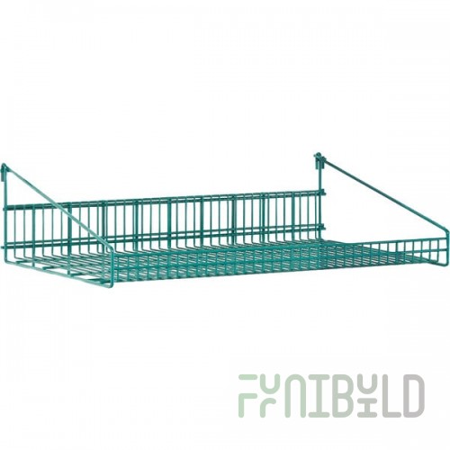 Metro GS1830K3 SmartWall G3 Metroseal Green Grid Shelf with Retaining Ledge - 19 1/2