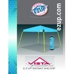 E-Z Up VS3WH10RB Vista Instant Shelter 10' x 10' Royal Blue Canopy with White Frame E-Z Up VS3WH10RB Vista Instant Shelter 10' x 10' Royal Blue Canopy with White Frame