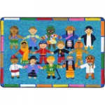 Joy Carpets Kid Essentials Hands Around the World 10' 9