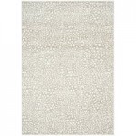 Abani Arto Collection 4' x 6' Gray Abstract Paint Strokes Area Rug