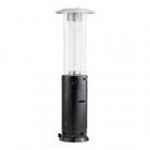 Backyard Pro Courtyard Series RNDFHBZ Bronze Round Portable Propane Outdoor Patio Heater with Glass Tube - 46,000 BTU