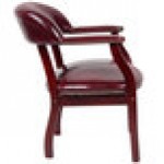 Boss B9540-BY Burgundy Vinyl Captain's Chair