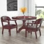 Boss B9540-BY Burgundy Vinyl Captain's Chair