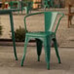Lancaster Table & Seating Alloy Emerald Green Outdoor Arm Chair Lancaster Table & Seating Alloy Emerald Green Outdoor Arm Chair