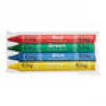 Choice 4-Pack Hexagonal Kids' Restaurant Crayons in Cello Wrap - 250/Case Choice 4-Pack Hexagonal Kids' Restaurant Crayons in Cello Wrap - 250/Case