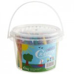 Choice 4-Pack Hexagonal Kids' Restaurant Crayons in Cello Wrap - 250/Case Choice 4-Pack Hexagonal Kids' Restaurant Crayons in Cello Wrap - 250/Case