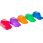 8 oz. Black Mini Baseball Helmet Ice Cream / Snack Bowl - 300/Case
